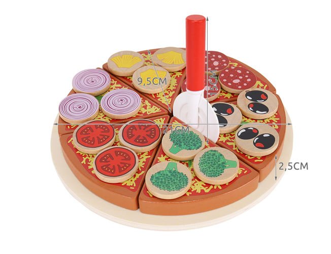 Drewniana pizza - zestaw