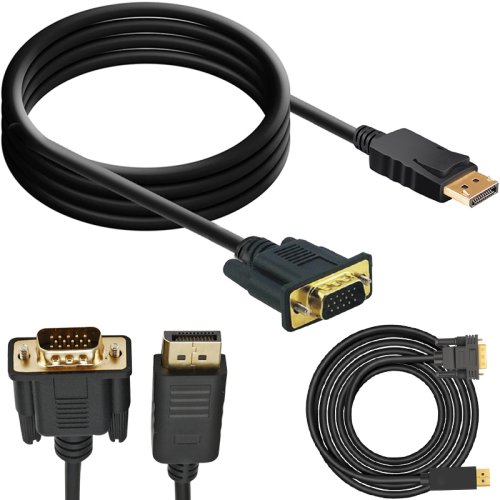 Adapter DisplayPort na VGA – konwerter Full HD