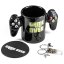 GAME OVER player set - mug, coaster, and keychains