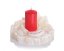 Bartek Świeca 140x70 Christmas Holder Ecruw & Red