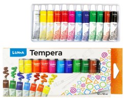 Farby tempera LUMA 12 kolorów