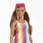 Brązowowłosa lalka Barbie Loves The Ocean Latina firmy Mattel