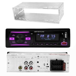 Radio samochodowe Bluetooth USB MP3 AUX z podświetleniem w różnych kolorach