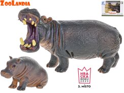 Zoolandia hroch s mláďaťom 5-12 cm v krabičke