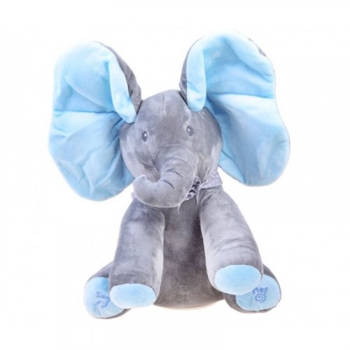 Śpiewający słoń Flappy - niebieski