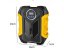 Portable car compressor with LED lighting