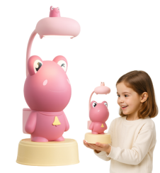 Lampka nocna żaba różowa