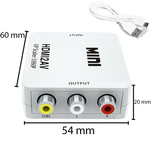 Adaptér signálu AV RCA na HDMI
