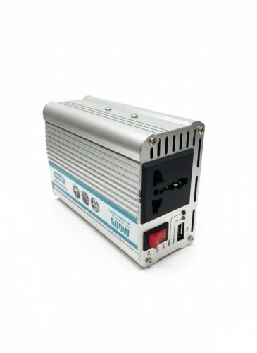 Prevodník napätia z 12 V batérie na 230 V zásuvku, 500 W + USB