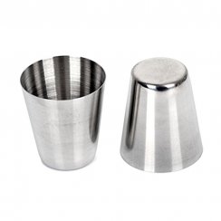 Travel stainless steel shots - small