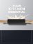 Silicone dough roller - 38 cm, wooden handle