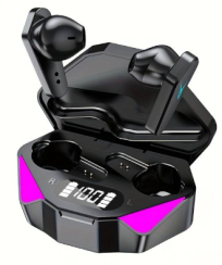 Bluetooth herní sluchátka X15 černá