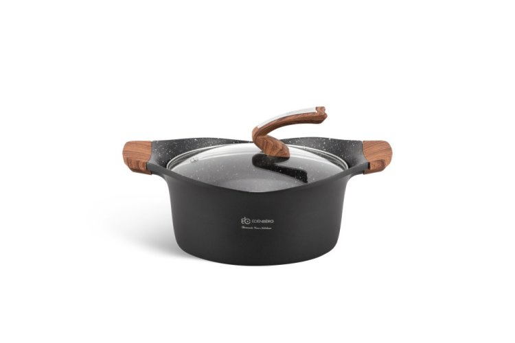 Set of dishes with marble surface - 15 pieces