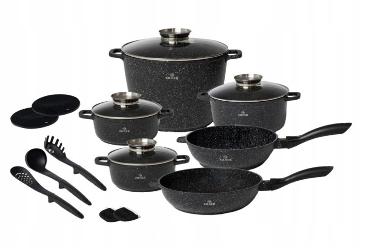 Set of pots and pans - 17pcs