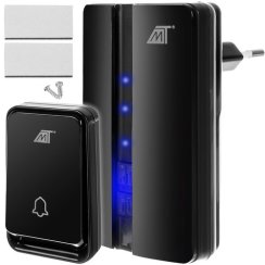 Bezprzewodowy dzwonek czarny