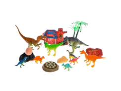 Súprava dinosaurov Dinoworld s príslušenstvom, 19 dielov v krabici