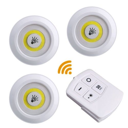 Oprawa oświetleniowa 3x led z pilotem bezprzewodow