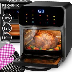 Frytkownica beztłuszczowa Air Fryer 12 l – mini piekarnik, 1350 W, 10 programów - ER762