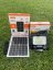 Spotlight with outdoor solar panel IP67 with remote control cold white 60W