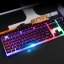 Herní klávesnice LED s podsvícením pro hráče, membránová, USB, NumLock