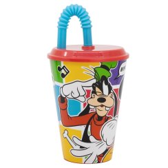 Kelímek s brčkem 430ml - Mickey Mouse Better Together