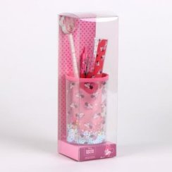 Zestaw piśmienniczy z etui Minnie Mouse