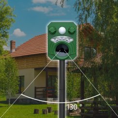 Solarny ultradźwiękowy świetlny odstraszacz gryzoni i zwierząt, wodoodporny
