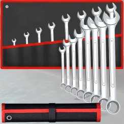 Sada plochých a očkových klíčů 8–24 mm, 8 kusů