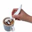 Dekoračné pero ku zdobenie kávy