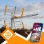 Anténa pro pozemní televizní příjem DVB-T2 silná směrová venkovní Combo MUX8 4K LTE ER1240