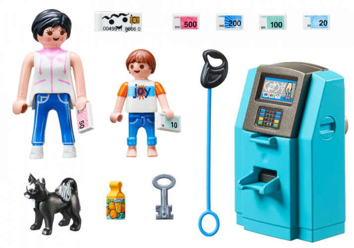 PLAYMOBIL® Family Fun 70439 Tourists with ATM