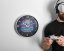GAMING wall clock - glows in the dark