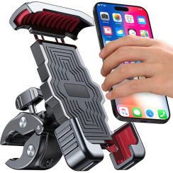 Držák telefonu na řídítka kola nebo motorky 360° pro 4,7–7 palců SR253
