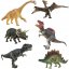 Dinozaury - ruchome figurki 6 szt.