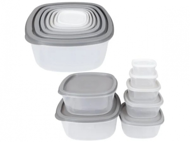 Plastic food containers 7in1