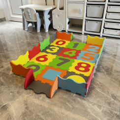 Educational foam mat with playpen for children 30pcs 3in1
