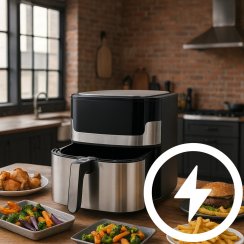 Frytkownica na gorące powietrze WiFi 6,5 l z wyświetlaczem LCD i 10 menu OR1293
