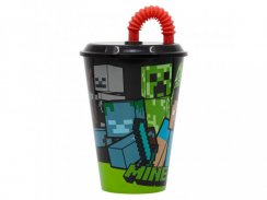 Cup with straw 430 ml - Minecraft