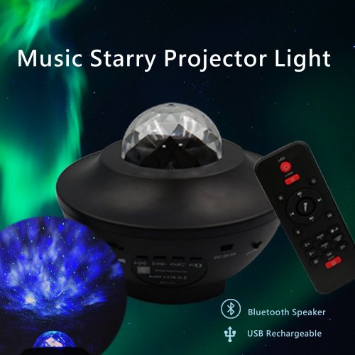 LED projektor nočnej oblohy so zvukmi