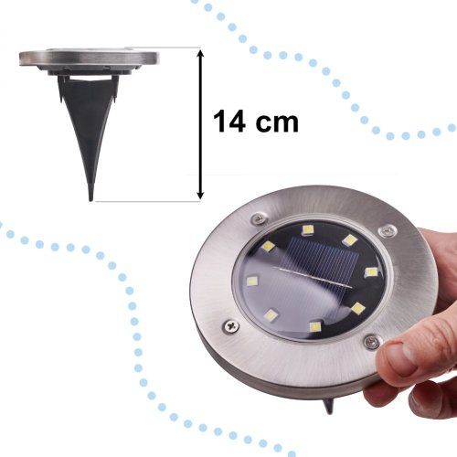 Solar garden LED lamp 12 pcs