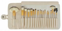 Cosmetic brushes 18 pcs in a case - P8572