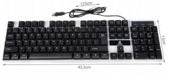 Herná LED klávesnica - K12540