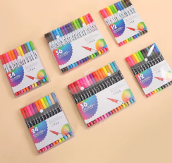 Oboustranné akvarelové fixy 48 ks