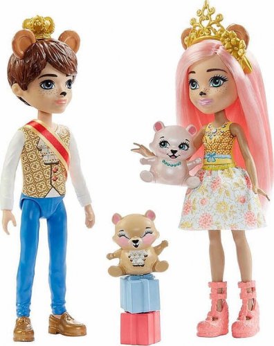 Mattel Royal Enchantimals Królewska para Braylee i Bannon