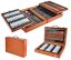 Large set in a wooden case for small painters 174 pcs