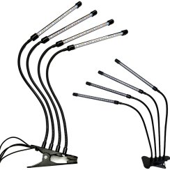 4x lampa do uprawy roślin 80x LED Full Spectrum 36 W + pilot zdalnego sterowania - E949-1