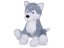 Plyšová hračka Plush Friends husky 78 cm sediaca 0m+