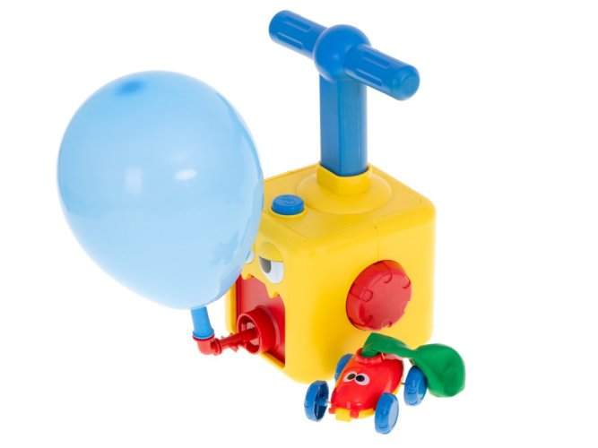 Aerodynamiczna samochodowa wyrzutnia balonów-potworów