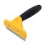 Bàn chải chải lông chó mèo - cắt tỉa lông màu vàng, 10 cm