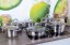 Set of induction pots - 12pcs